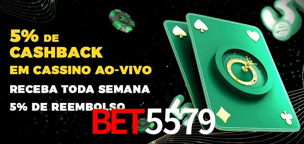 Promoções do cassino ao Vivo bet5579